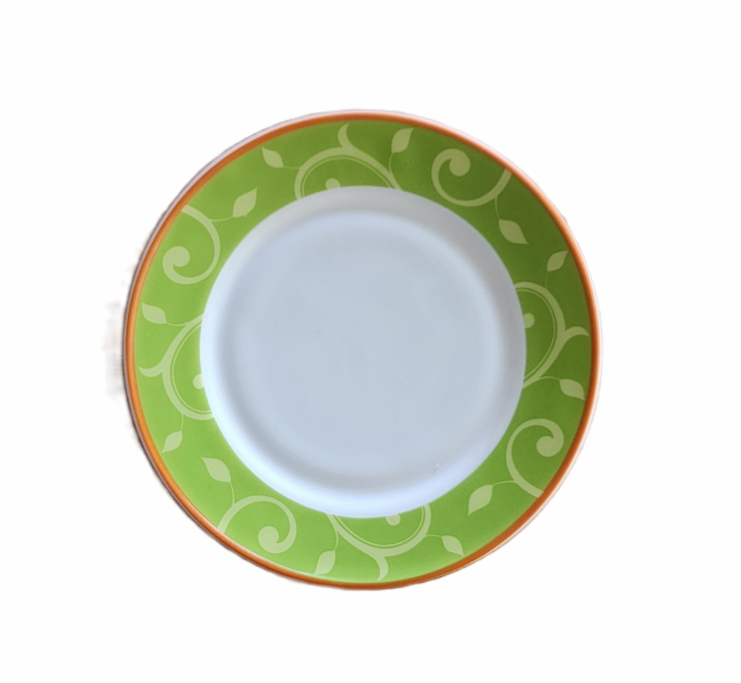 6-inch portion control side plates set of 4 porcelain dinnerware - Dietitian-designed 6-inch dessert plates for portion control