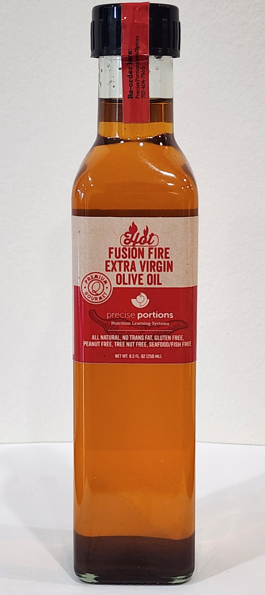 Fusion Fire Olive Oil bottle – infused spicy oil