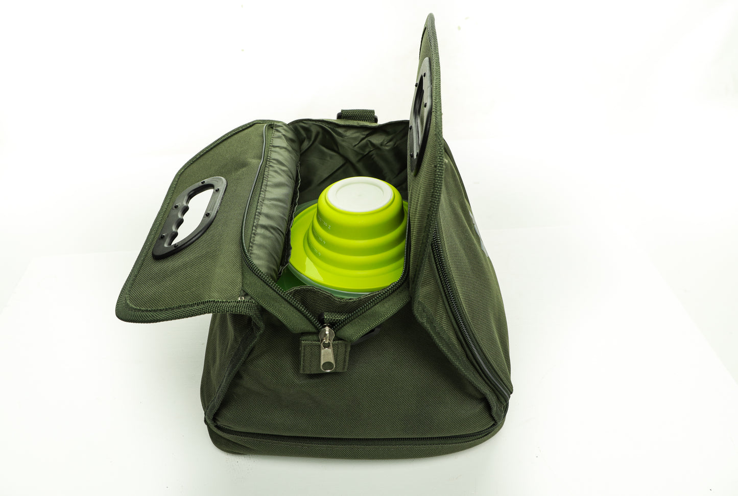 All Day Meal Prep Kit – Go Healthy Lunch Bag with Plates & Snack Bowls