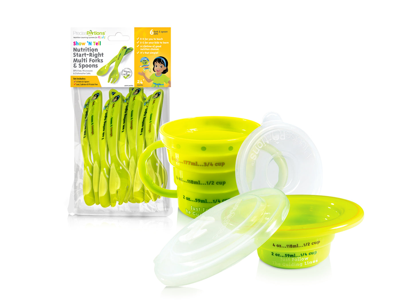 All Day Meal Prep Kit – Go Healthy Lunch Bag with Plates & Snack Bowls