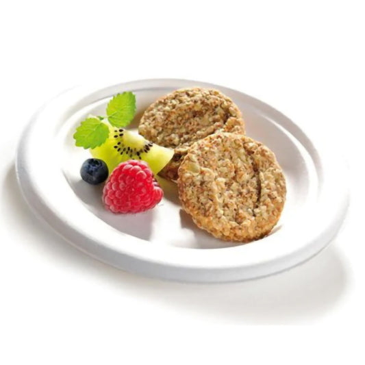 Eco-friendly 6 inch compostable side plates bulk pack of 40