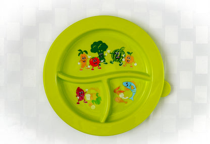Toddler 3-Section Plate Set for Portion Control