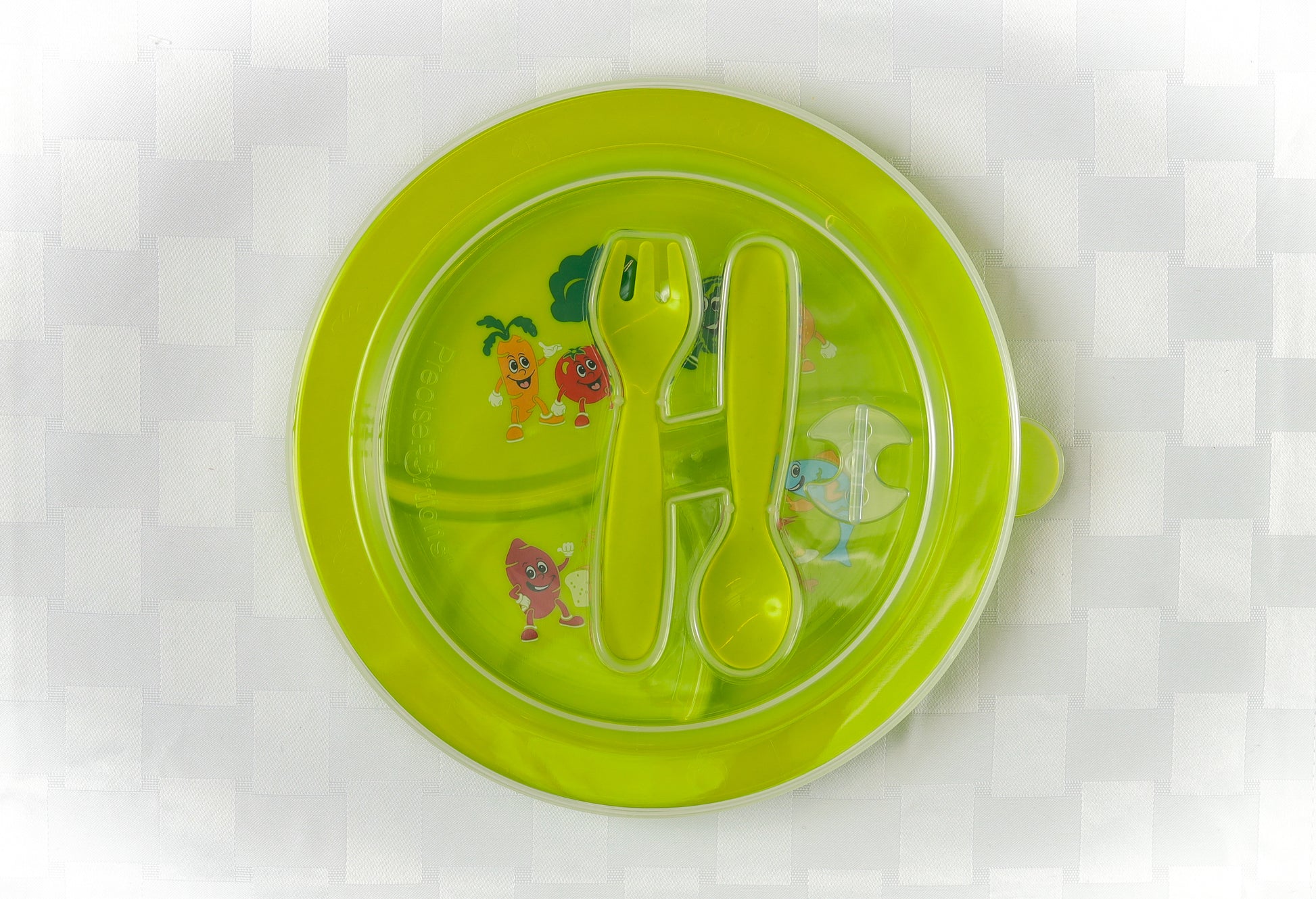Toddler 3-Section Plate Set for Portion Control