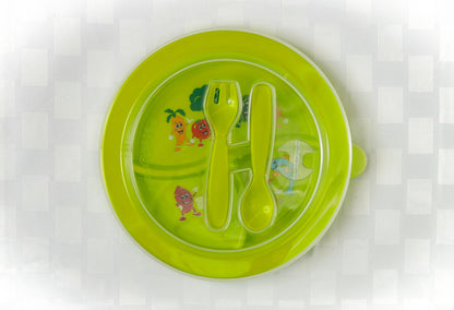 Toddler 3-Section Plate Set for Portion Control