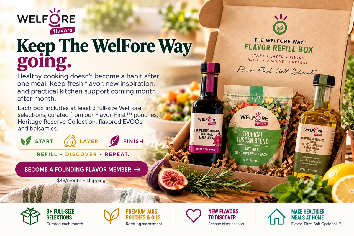 The WelFore Way™ Flavor Refill Box