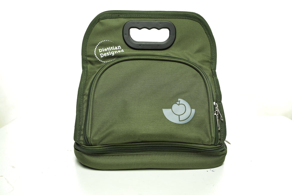 All Day Meal Prep Kit – Go Healthy Lunch Bag with Plates & Snack Bowls
