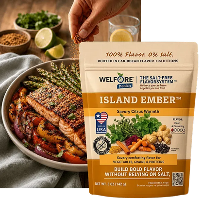 Island Ember™ No Garlic. No Onion. Salt-Free Seasoning Blend
