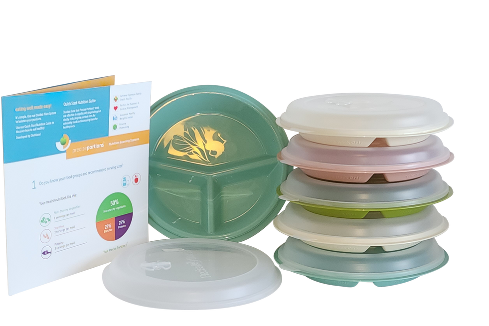 All Day Meal Prep Kit – Go Healthy Lunch Bag with Plates & Snack Bowls