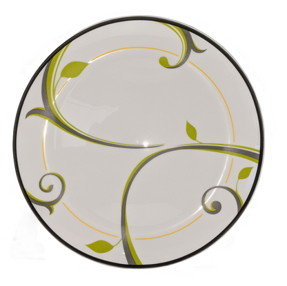 Precise Portions 9″ Lifestyle Porcelain Portion Control Plate
