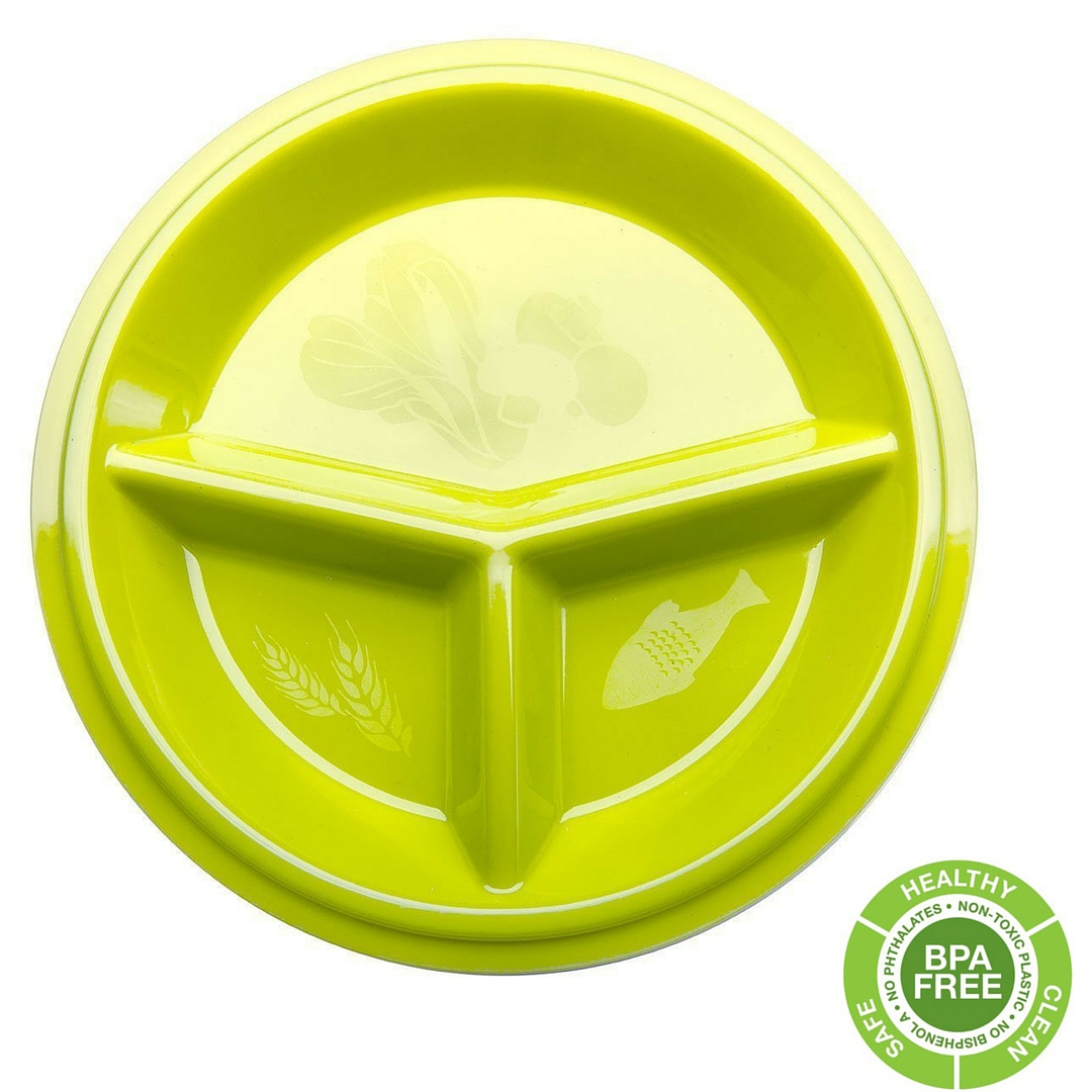 Travel Lunch Kit with Divided Plate and Nutrition Guide