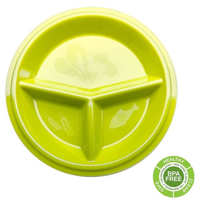 Travel Lunch Kit with Divided Plate and Nutrition Guide