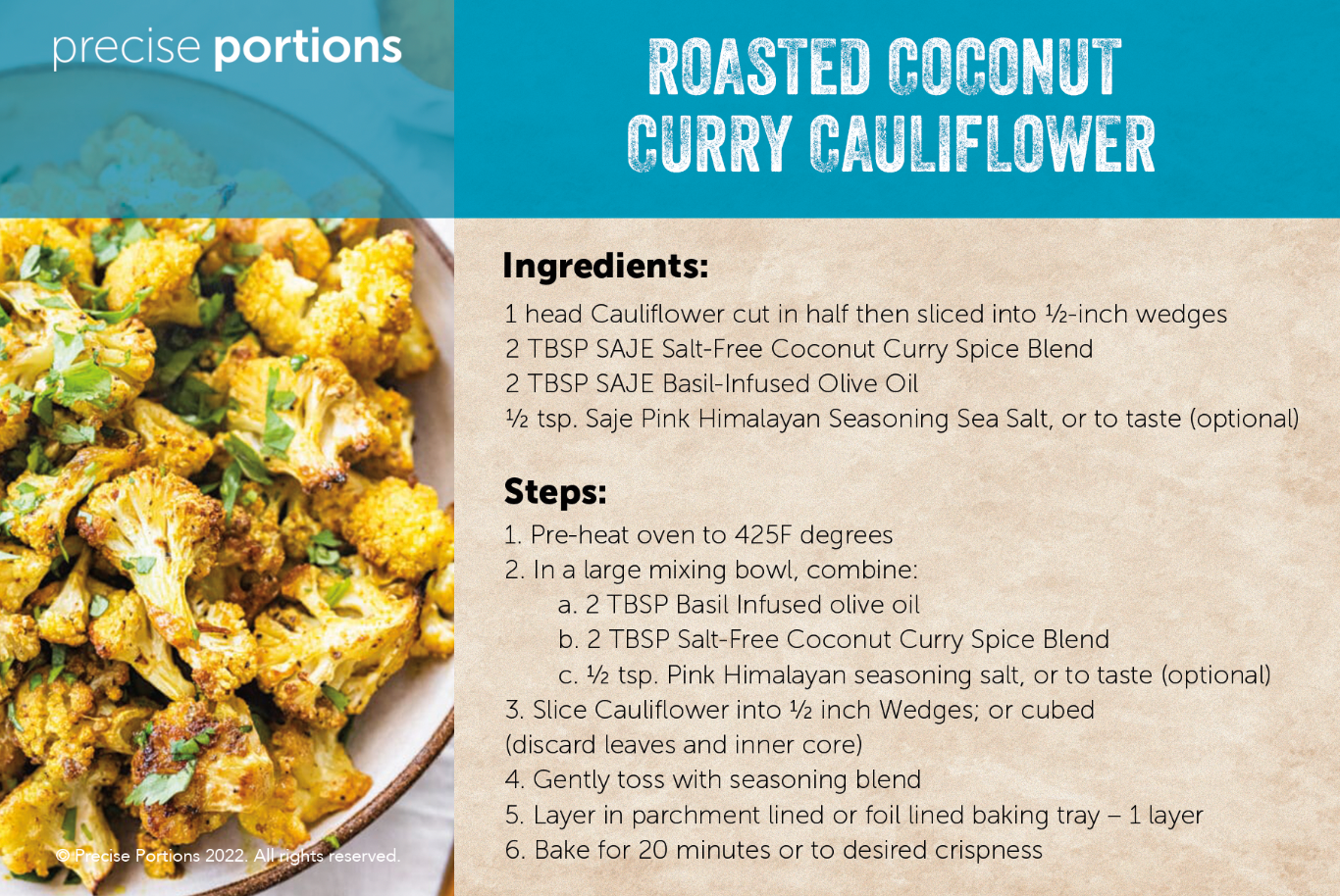 Salt-Free Coconut Curry Spice Blend Glass Jar- Handcrafted Coconut Curry Seasoning Organic