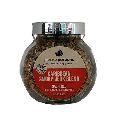 Gourmet Salt-Free Smoky Jerk Spice Blend Glass Jar - Handcrafted Smoky Jerk Seasoning Salt-Free
