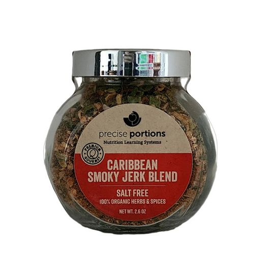 Gourmet Salt-Free Smoky Jerk Spice Blend Glass Jar - Handcrafted Smoky Jerk Seasoning Salt-Free