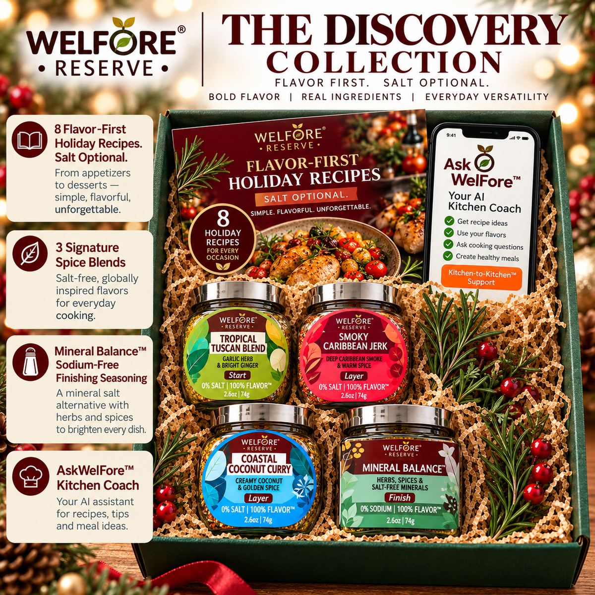 WelFore Reserve Discovery Salt-Free Holiday Gift Collection