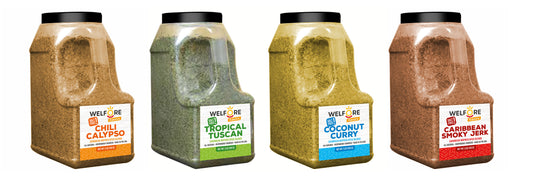 Caribbean Smoky Jerk Salt-Free Spice Blend – Foodservice Jug (61.8 oz Net Wt.) | Authentic Island Heat, Heart-Healthy
