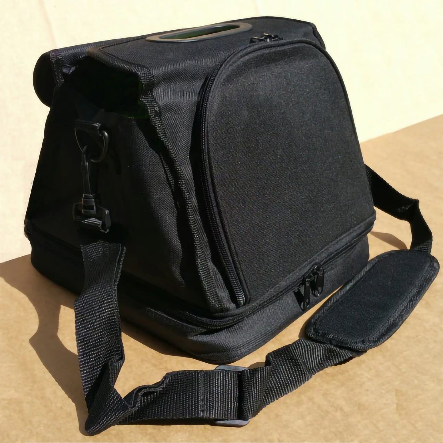 Store ‘N Go Insulated Lunch Bag 3 sections black olive - Portable insulated lunch bag for work school and gym