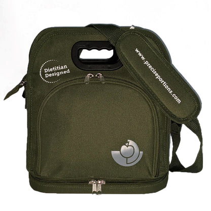 Store ‘N Go Insulated Lunch Bag 3 sections black olive - Portable insulated lunch bag for work school and gym