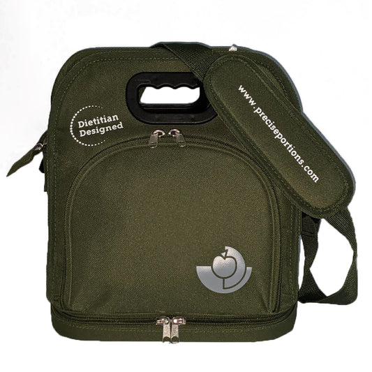 Store ‘N Go Insulated Lunch Bag 3 sections black olive - Portable insulated lunch bag for work school and gym