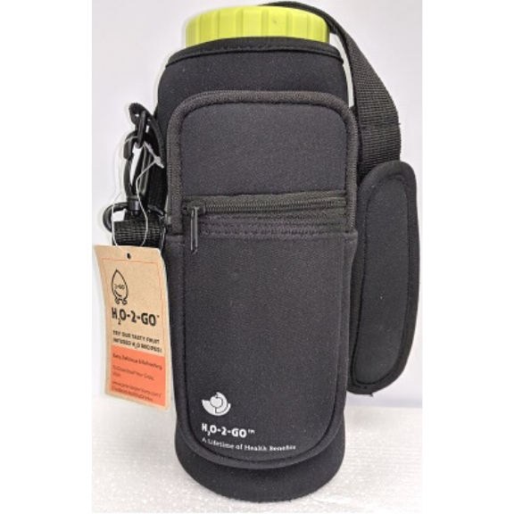 Crossbody water bottle sling bag up to 40oz - Hands-free water bottle crossbody bag for hiking and gym